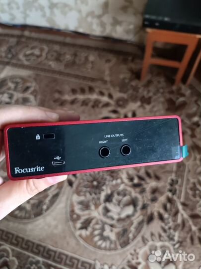 Внешняя звуковая карта focusrite Scarlett Solo 3rd