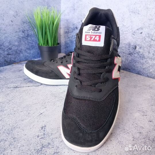 Кроссовки мужские new balance 574 черные