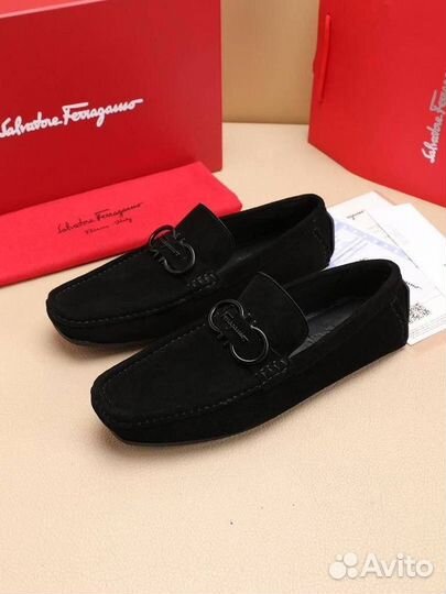 Мокасины замшевые Salvatore Ferragamo 39-45