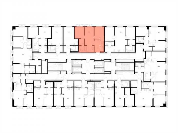 2-к. квартира, 51,9 м², 18/31 эт.