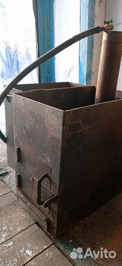 Печь для бани с баком