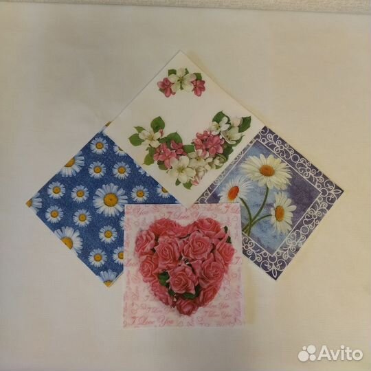 Бумажные салфетки для декупажа поштучно
