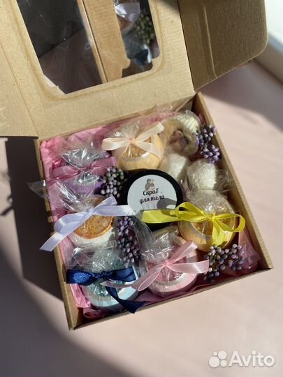 Подарочный набор, бомбочки для ванны