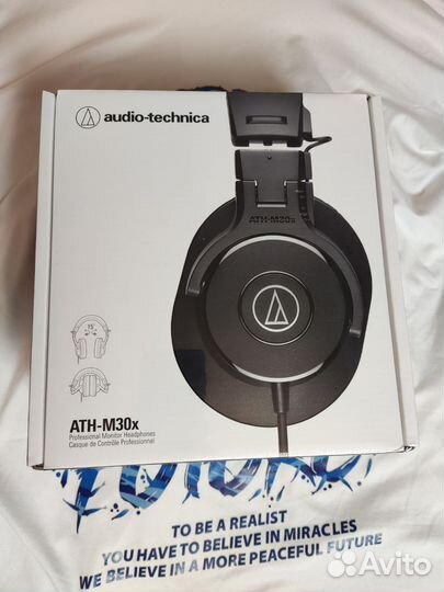 Наушники Audio-technica ath m30x запечатаные