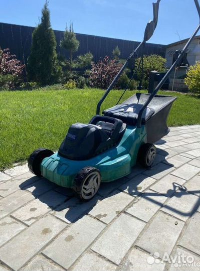 Газонокосилка электрическая бу
