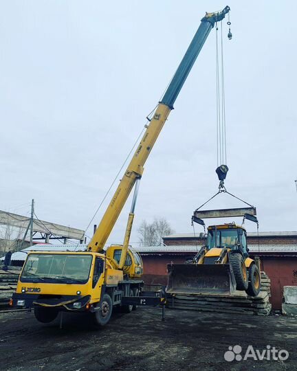Аренда крана 25т. Услуги крана. Автовышка