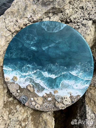 Картина эпоксидной смолой 