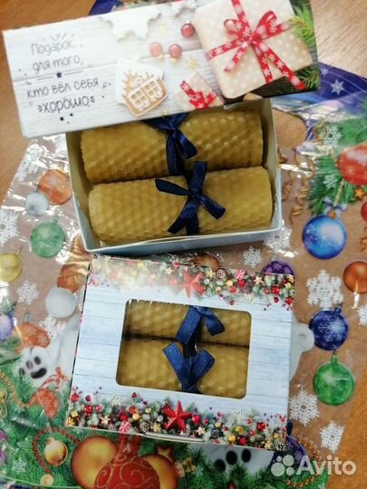 Свечи из вощины Ручная работа