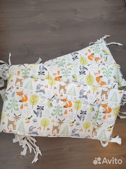 Бортики на детскую кроватку