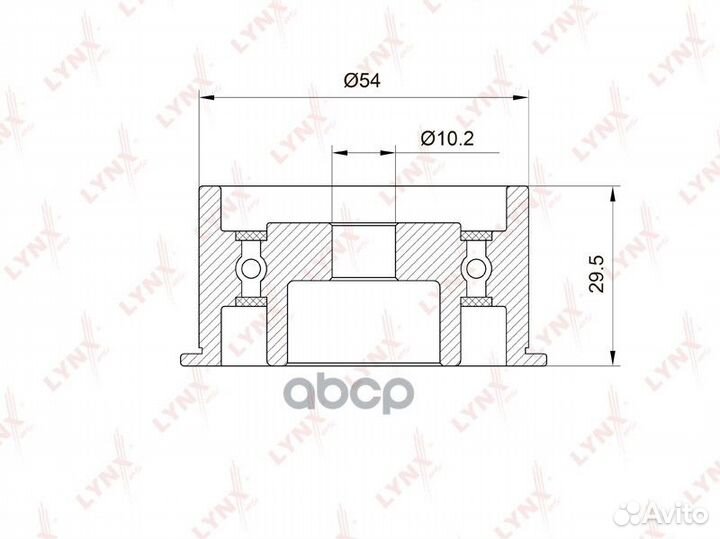 Ролик ремня грм toyota corolla 1.3/1.4 95- PB30