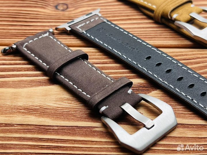 Ремешок apple watch нубук