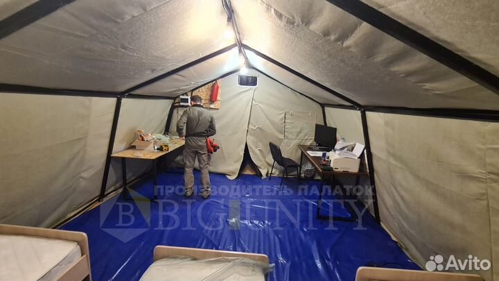 Палатка армейская каркасная от м10 до м30