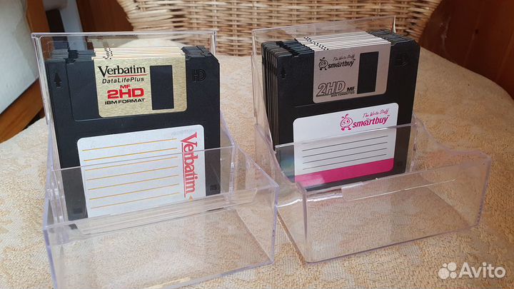 Дискеты Verbatim в пластиковом боксе