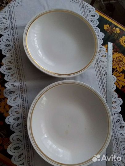 Большие тарелки парами