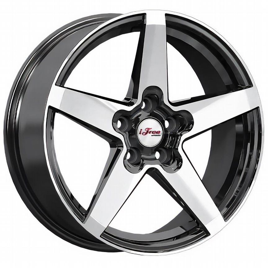 Диски iFree Токен 6.5x17 5x108 ET33 D60.1 Блэк Джек