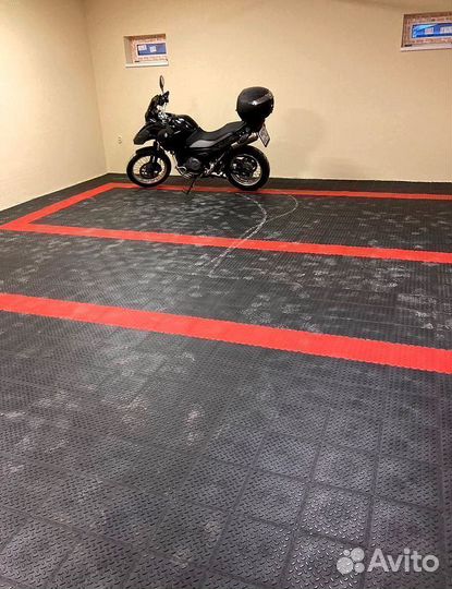 Пвх плитка для гаража