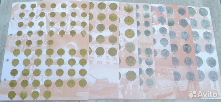 Разделители для монет с листами