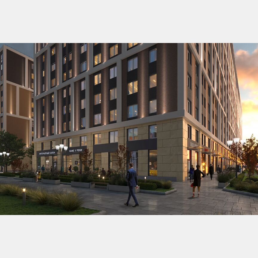 1-к. апартаменты, 35,6 м², 7/18 эт.