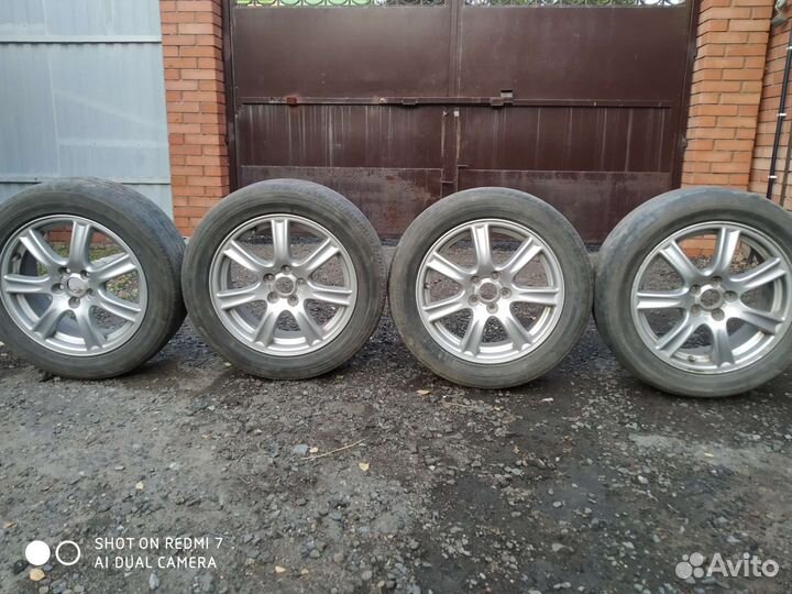 Продам литые диски на субару, R 16