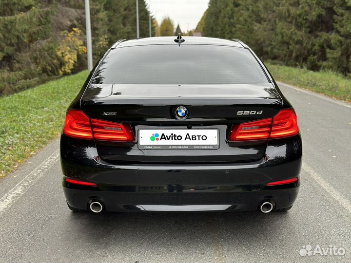 BMW 5 серия 2.0 AT, 2019, 150 940 км