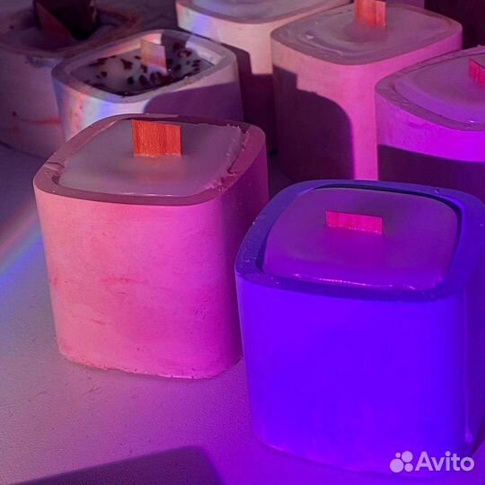 Ароматическая свеча ручной работы