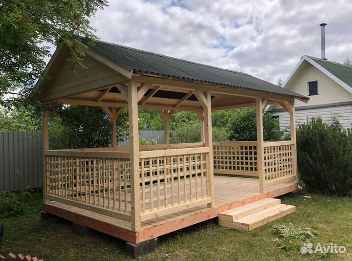 Уличная беседка