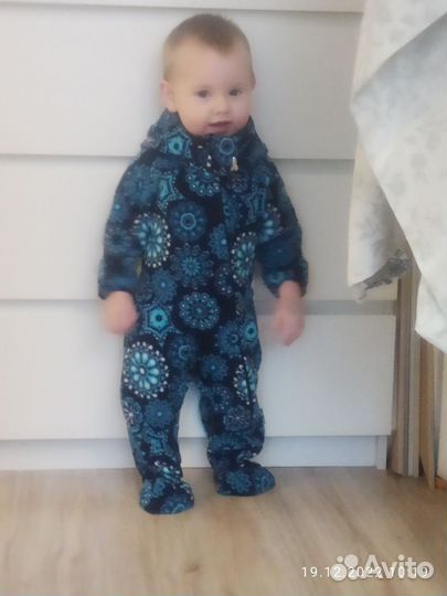 Флисовый комбинезон