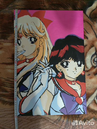 Картина по номерам Сейлор Мун и Геншин Аниме