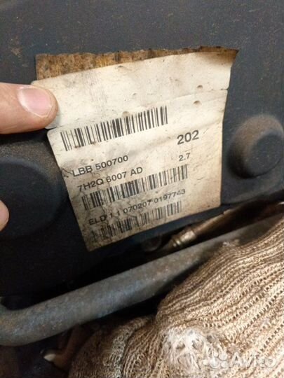 Двигатель Land Rover Discovery 3 276 DT 2007