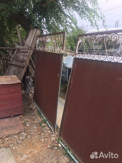 Продам б/у ворота с калиткой