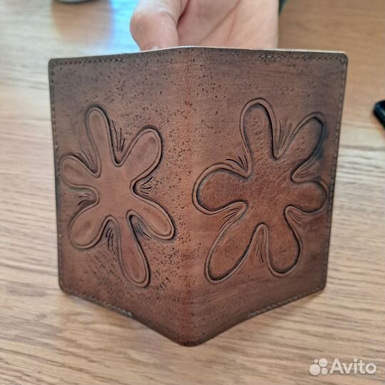 Обложка для паспорта натуральная кожа