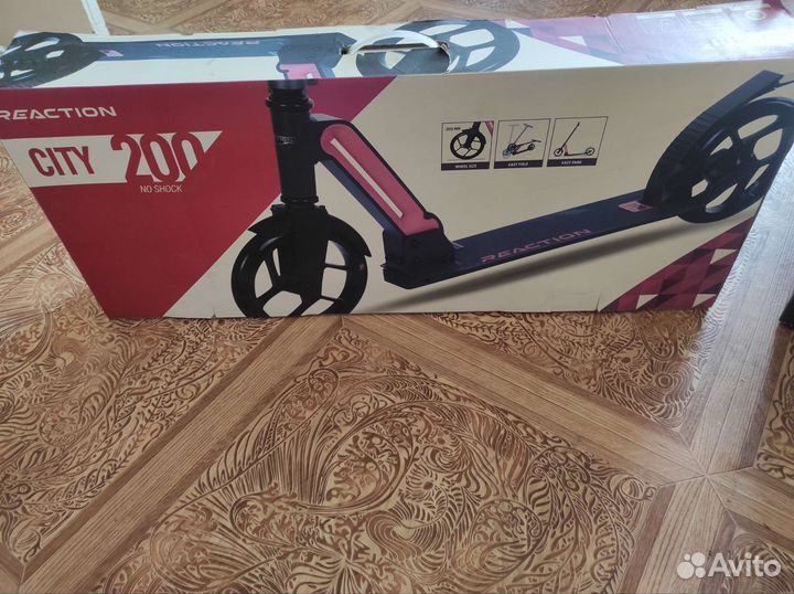 Самокат детский складной, для ребенка до 14 лет