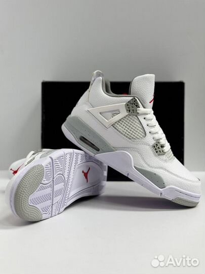 Кроссовки Air Jordan 4 White