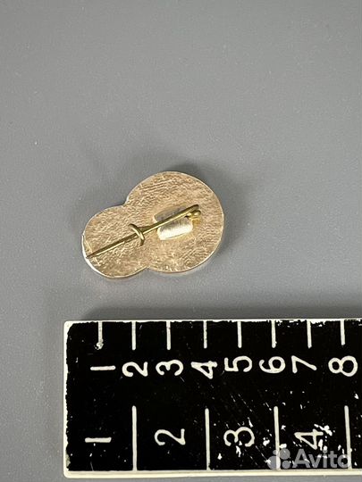 Значок меткий стрелок винтажный знак