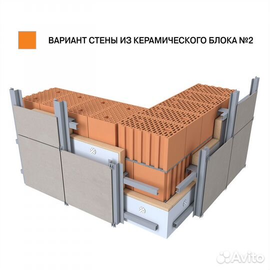 Керамический блок Kerakam 38Thermo