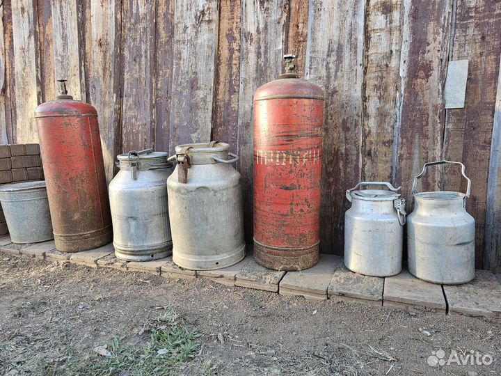 Фляга бидон 40 л алюминиевая