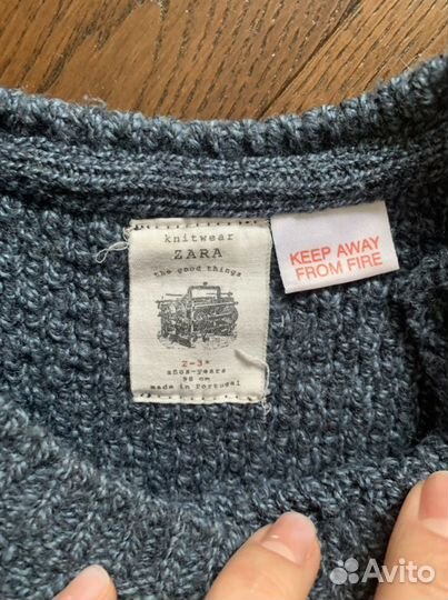 Свитера Zara детские 86-98