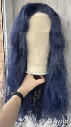 Парик синий