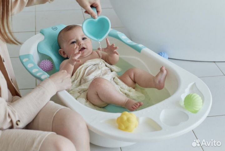 Ванночка для купания happy baby