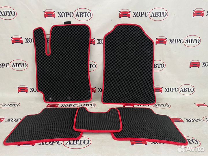 Автомобильные коврики EVA на Hyundai Solaris