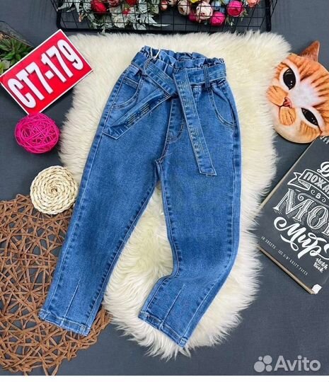 Джинсы для девочки 152 новые