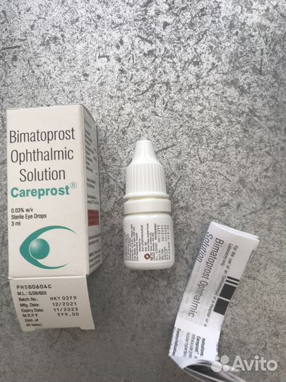 Для роста ресниц капли Карепрост