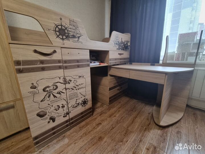 Кровать-Чердак Корсар 1