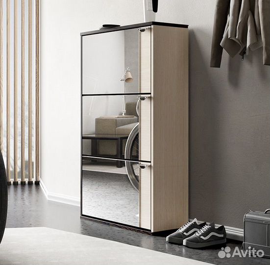 Обувница с зеркалом