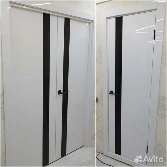 Двери межкомнатные белые
