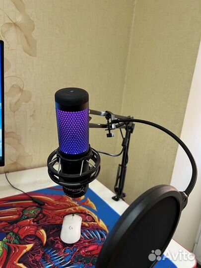 Микрофон HyperX QuadCast S Black