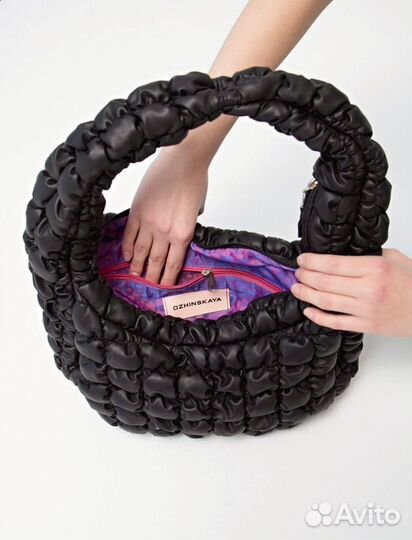 Сумка стеганая дутая gate31 ozhinskaya