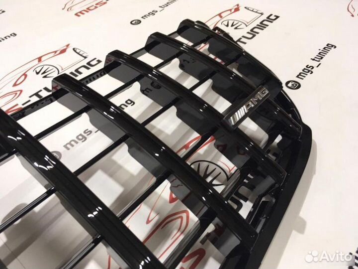 Решетка на Mercedes ML w166 GT Chrome звезда AMG