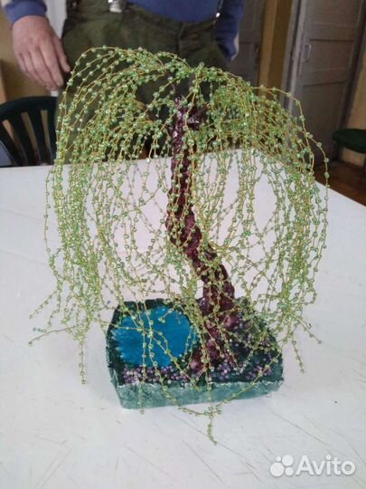 Деревья и цветы из бисера