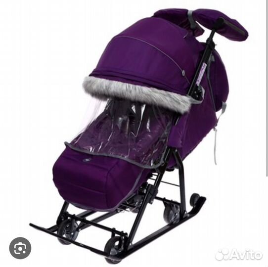 Детские санки коляска nika